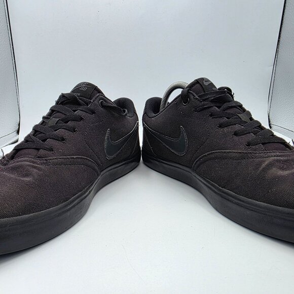 Nike SB Check Solarsoft Mens Size 9.5 Triple Black Sneaker Shoes Casual Athletic main image 7